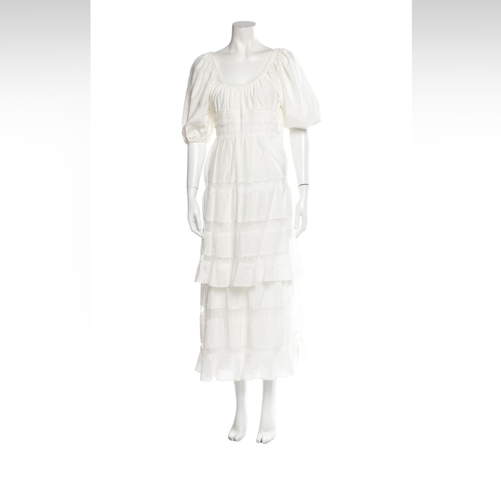 La Ligne white lace dress size M
